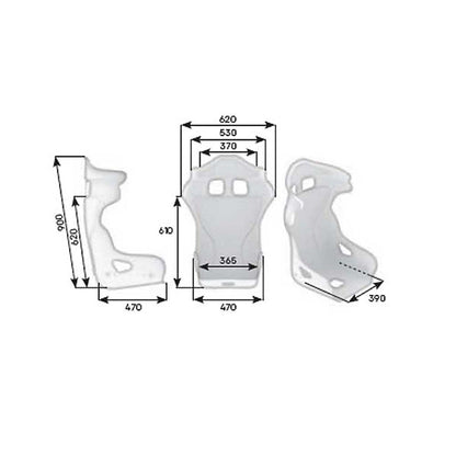 OMP HRC-R Fiberglass Racing Seat - FastLap Supply