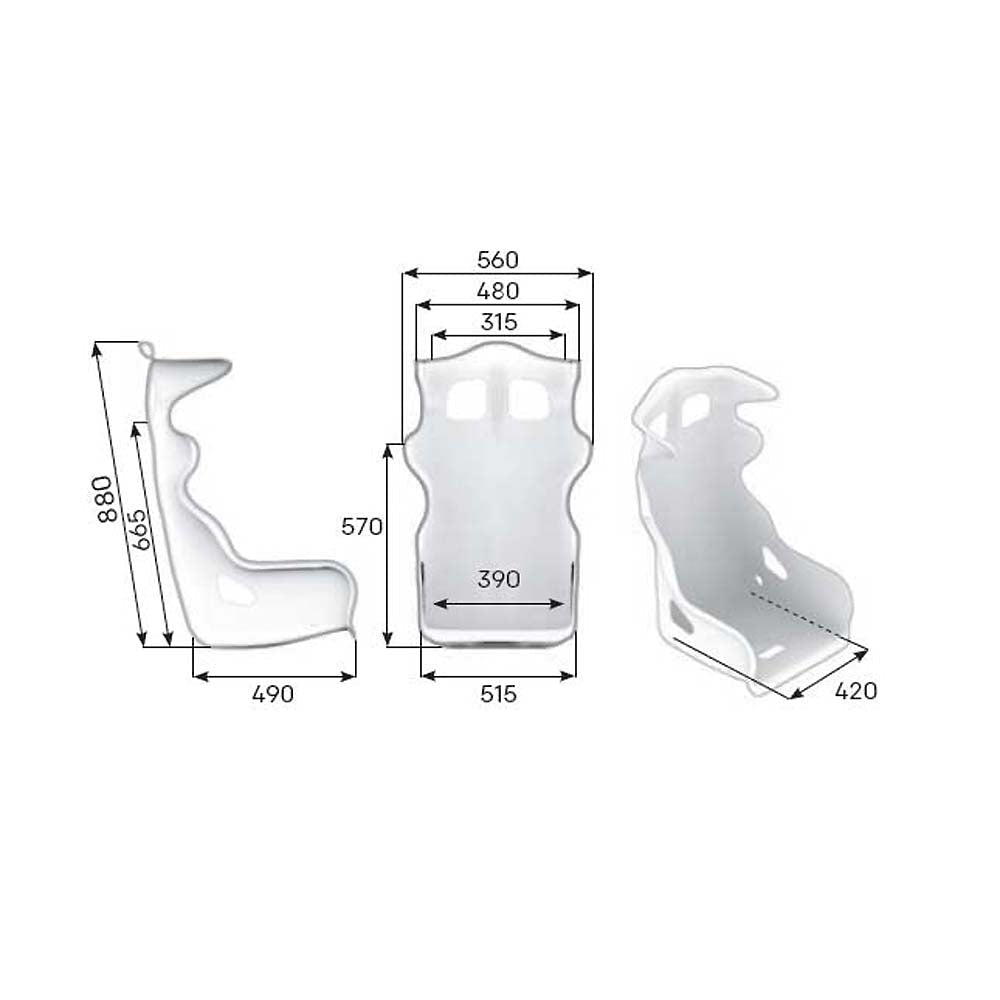 OMP HTE-R Racing Seat - FastLap Supply