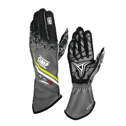 OMP KS-2 Art Youth Karting Gloves - FastLap Supply
