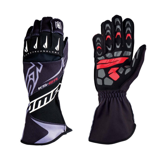 OMP KS-2R Youth Karting Gloves - FastLap Supply