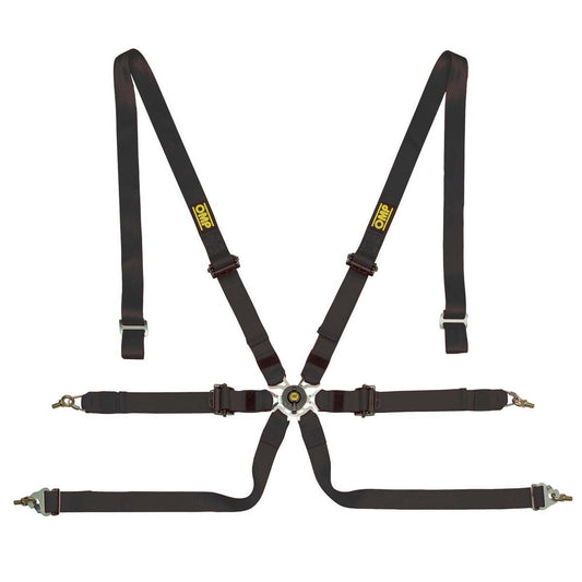 OMP One 2 Racing Harness - FIA 8853-2016, Pull-Down - FastLap Supply