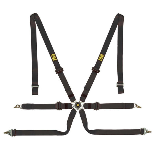 OMP One 2 Racing Harness - FIA 8853-2016, Pull-Up - FastLap Supply