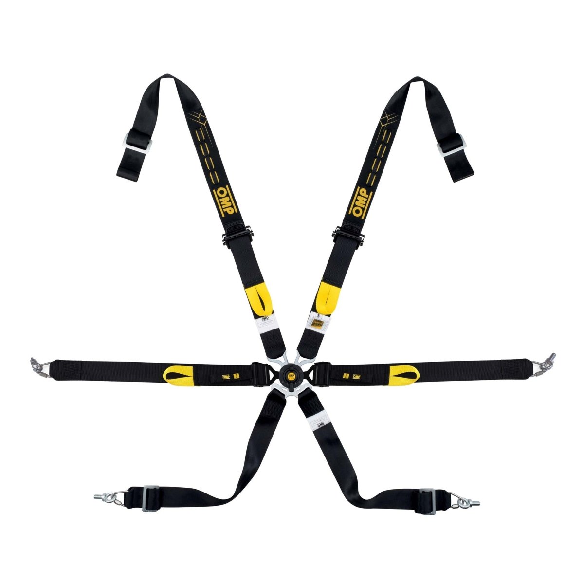 OMP One WRC Endurance Racing Harness - FIA 8853-2016, Pull-Down - FastLap Supply