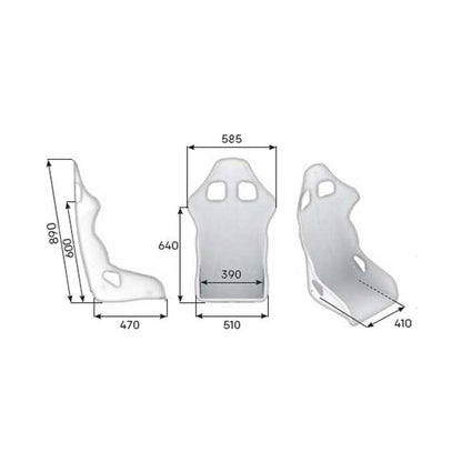 OMP TRS-E Racing Seat - FastLap Supply