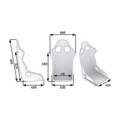OMP WRC-R XL Racing Seat - FastLap Supply