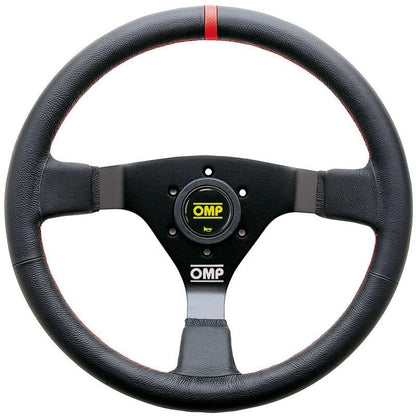 OMP WRC Steering Wheel - Black Leather - FastLap Supply