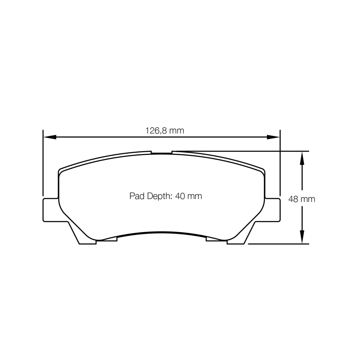 Pagid Ford Mustang GT (2015+) Rear Brake Pads - RS-29 Race Compound - U-8204 - FastLap Supply