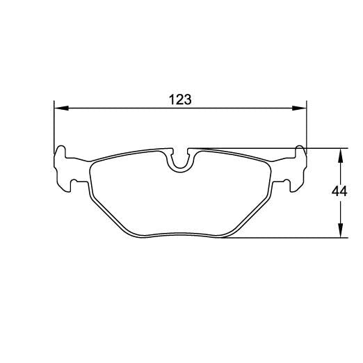 Pagid U-1285 Yellow Racing Pad - RS29 Compound - FastLap Supply