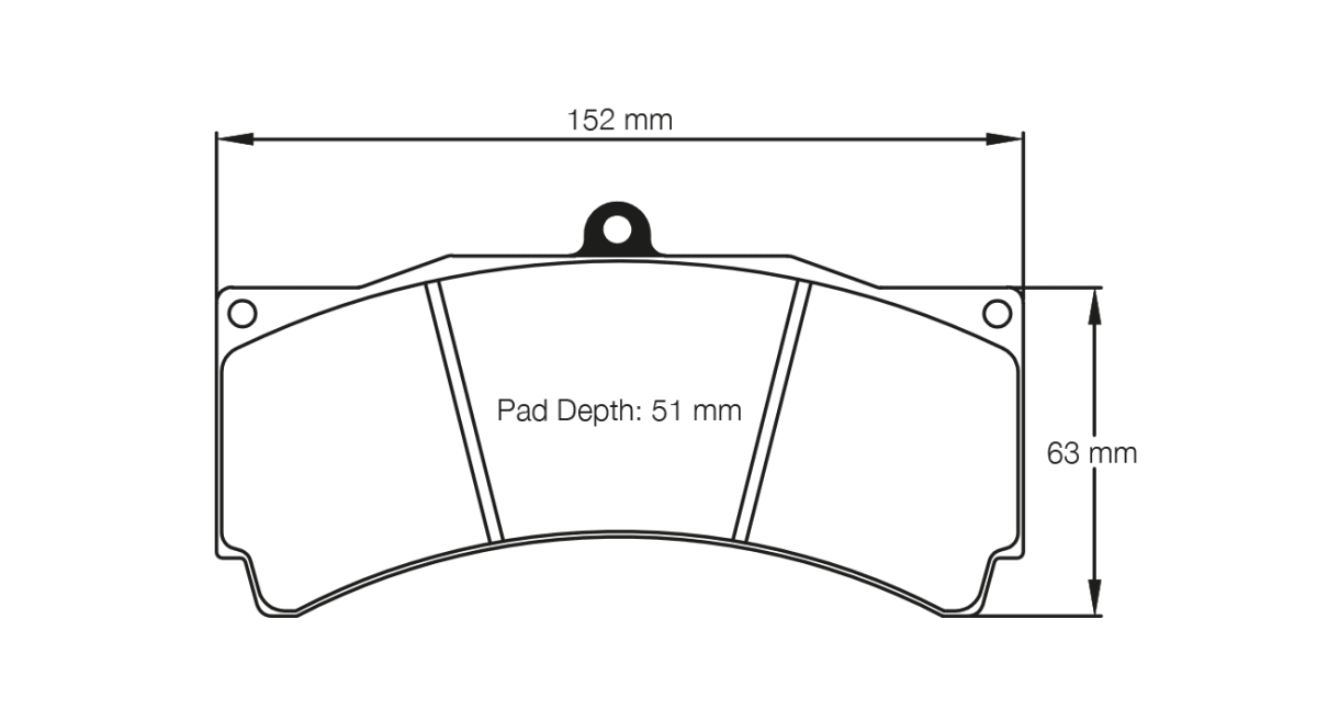 Pagid U-1538 Racing Pads - RST-3 Compound - FastLap Supply