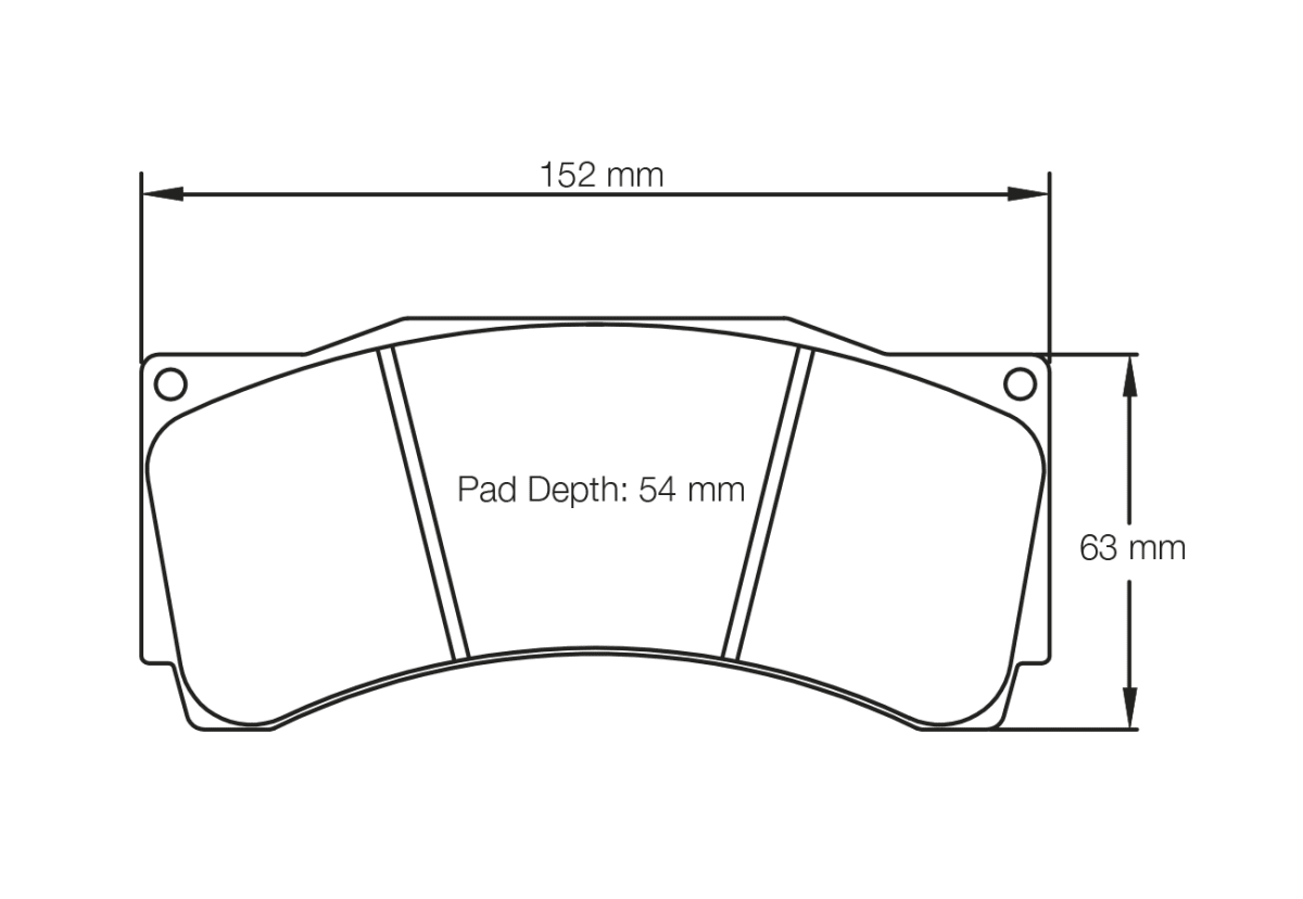 Pagid U-1539 Racing Pads - RSL-1 Compound - FastLap Supply