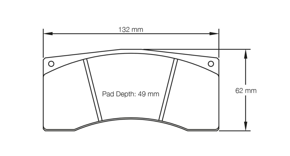 Pagid U-1607 Racing Pads - RST-3 Compound - FastLap Supply