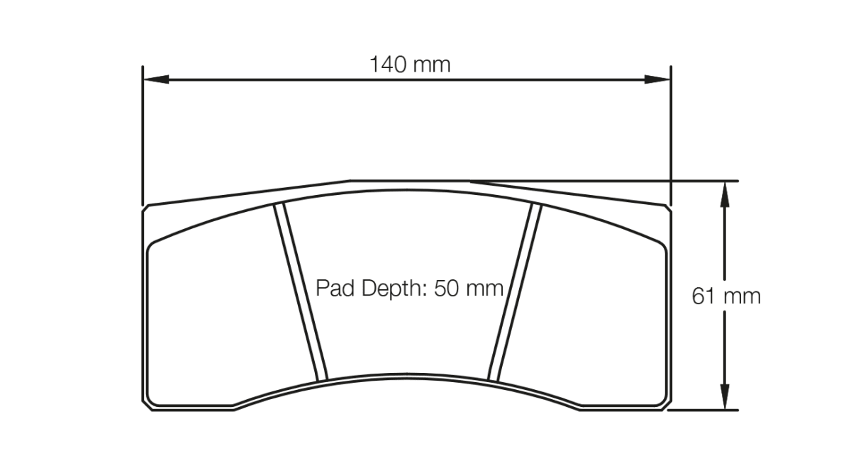 Pagid U-1896 Racing Pads - RSL-1 Compound - FastLap Supply