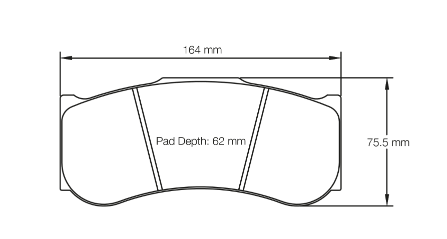 Pagid U-2019 Racing Pads - RSL-1 Compound - FastLap Supply