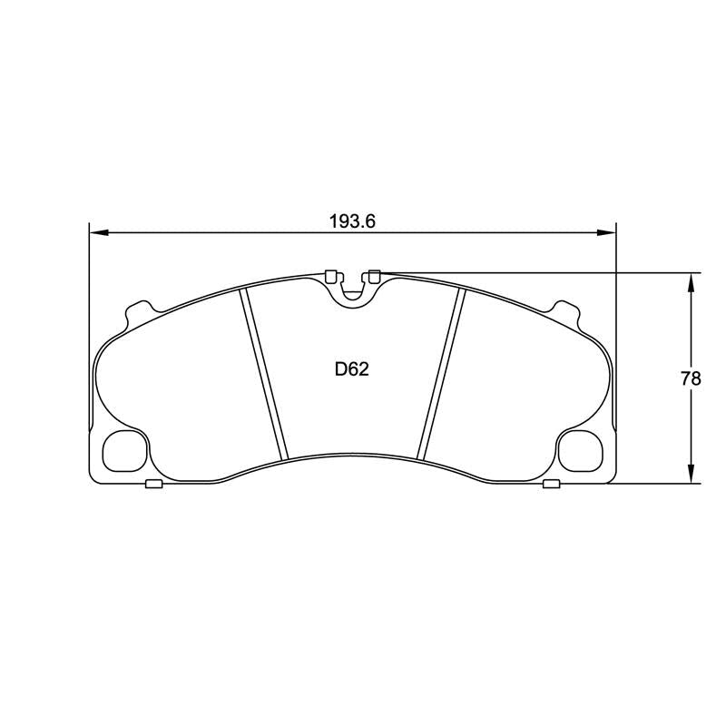 Pagid U-4908 Yellow Racing Pad - RS29 Compound - FastLap Supply