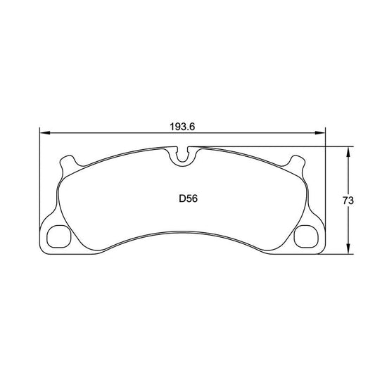 Pagid U-4922 Yellow Racing Pad - RS29 Compound - FastLap Supply
