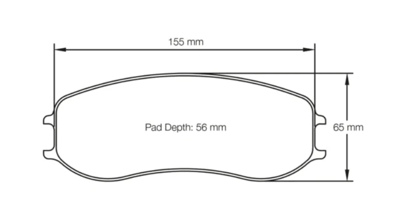 Pagid U-4928 Racing Pads - RST-3 Compound - FastLap Supply