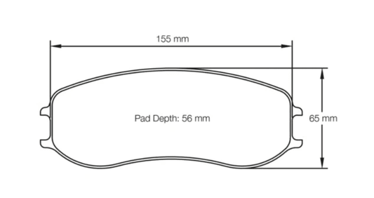 Pagid U-4928 Racing Pads - RST-3 Compound - FastLap Supply