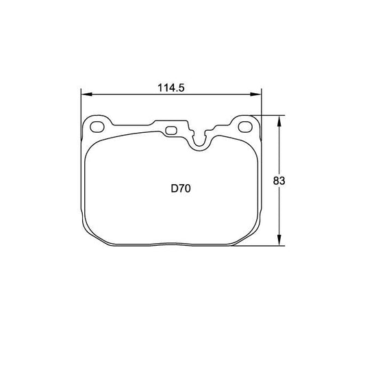 Pagid U-4931 Racing Pad - RSL-1 Compound - FastLap Supply