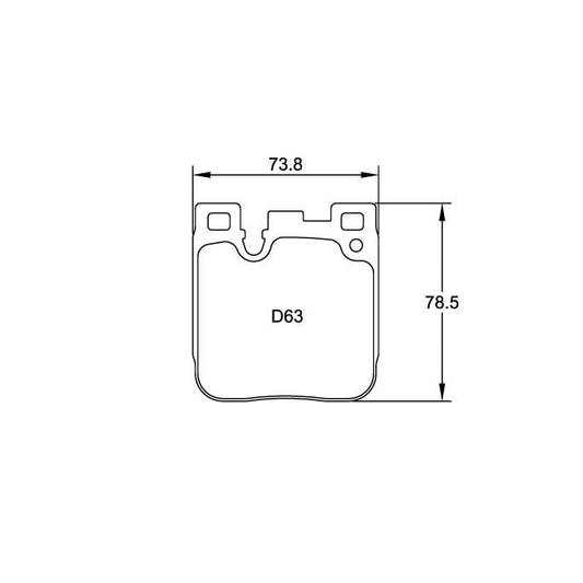 Pagid U-4933 Racing Pad - RSL-1 Compound - FastLap Supply