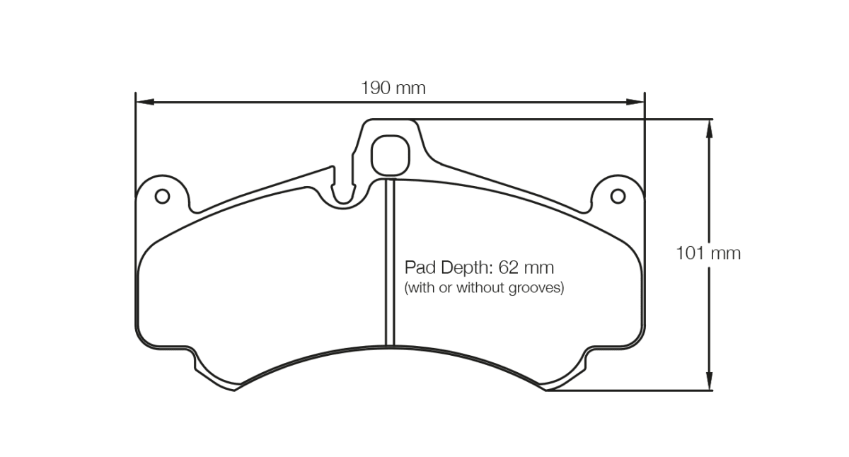 Pagid U-8004 Racing Pads - RST-3 Compound - FastLap Supply