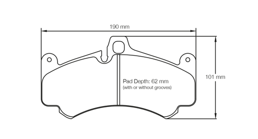 Pagid U-8004 Racing Pads - RST-3 Compound - FastLap Supply