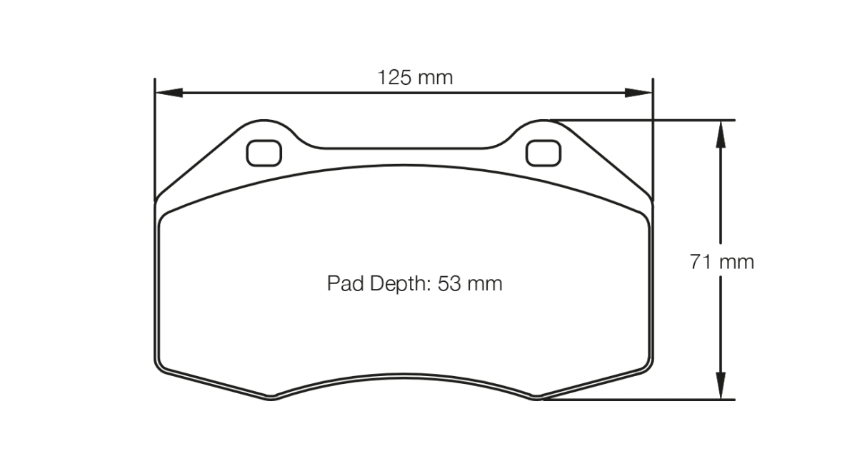 Pagid U-8023 Racing Pads - RST-3 Compound - FastLap Supply