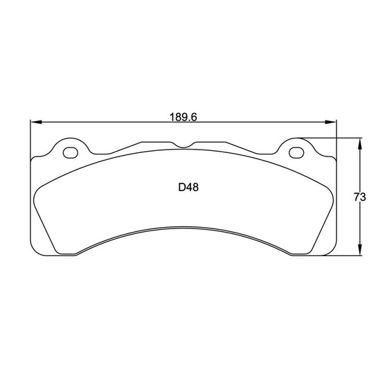 Pagid U-8061 Yellow Racing Pad - RS29 Compound - FastLap Supply