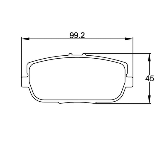 Pagid U-8077 Yellow Racing Pad - RS29 Compound - FastLap Supply