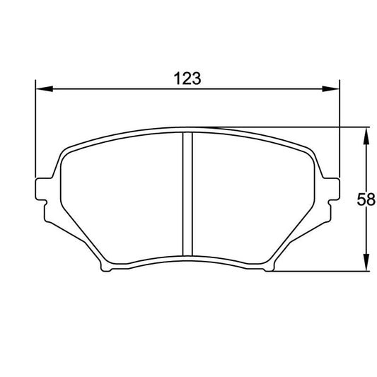 Pagid U-8082 Yellow Racing Pad - RS29 Compound - FastLap Supply
