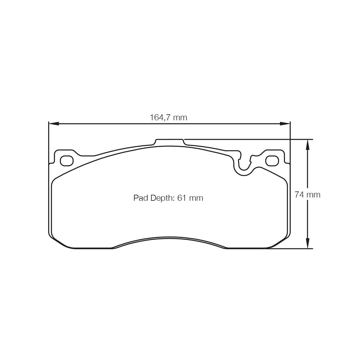 Pagid U-8084 Yellow Racing Pad - RS29 Compound - FastLap Supply