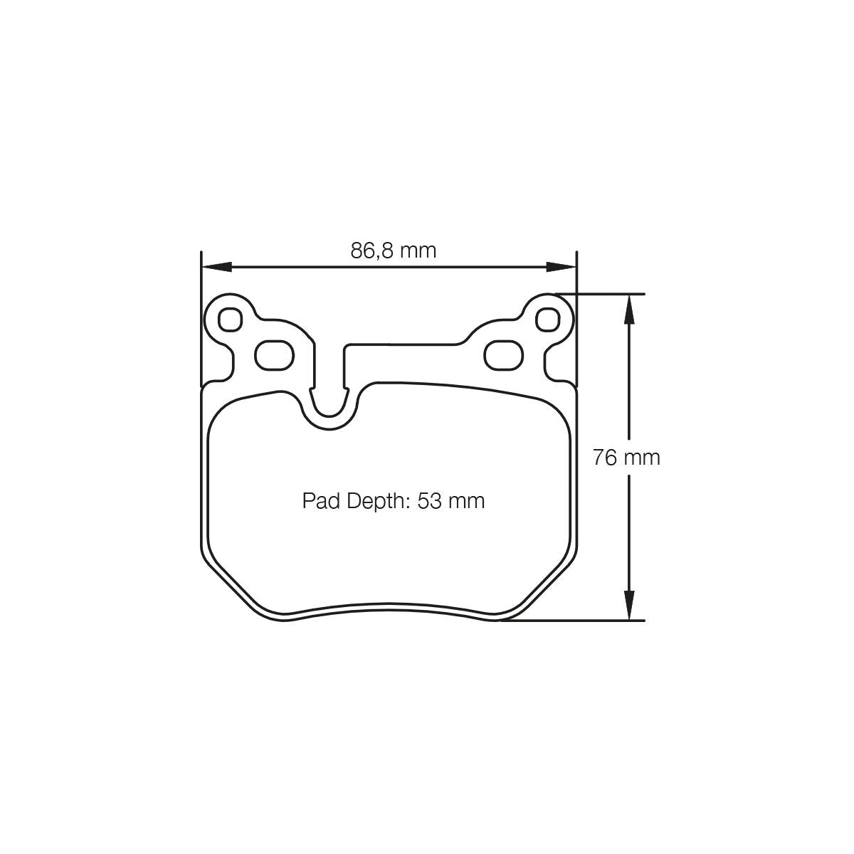 Pagid U-8085 Yellow Racing Pad - RS29 Compound - FastLap Supply