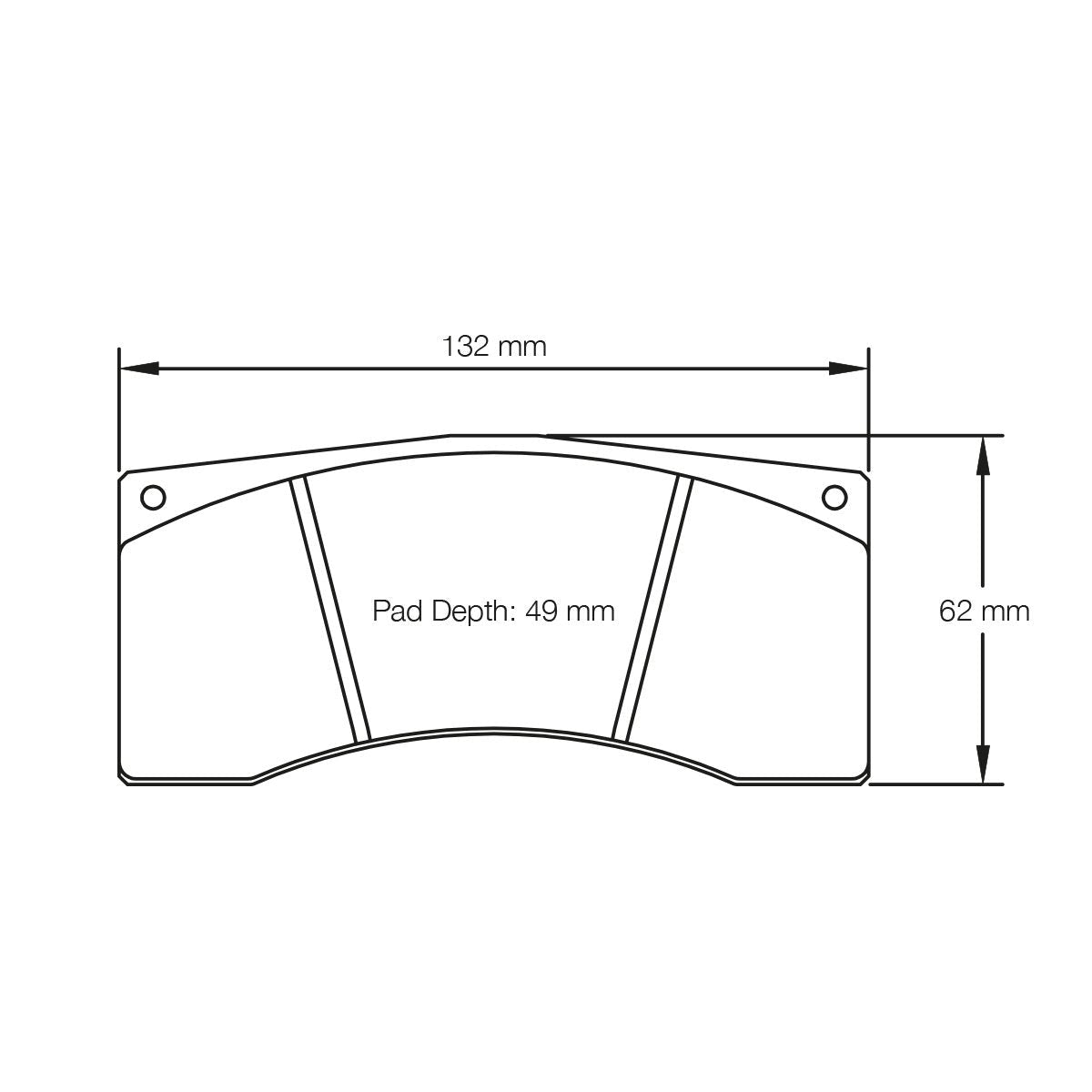 Pagid U-8191 Racing Pad - RSL-1 Compound - FastLap Supply