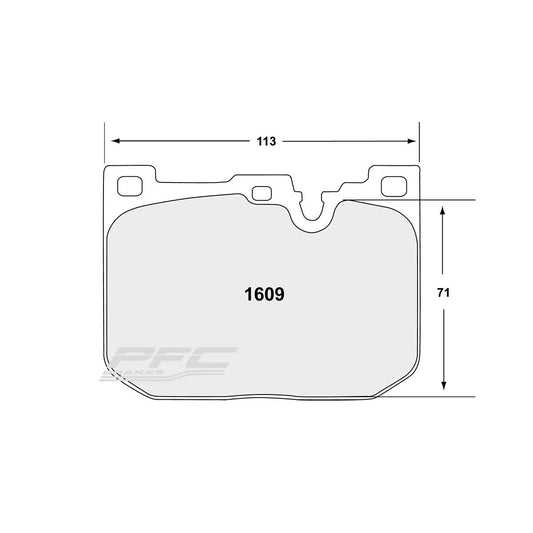 PFC BMW F8X M2/M3/M4 Front Brake Pads - 08 Compound - 1609.08.17.44 - FastLap Supply