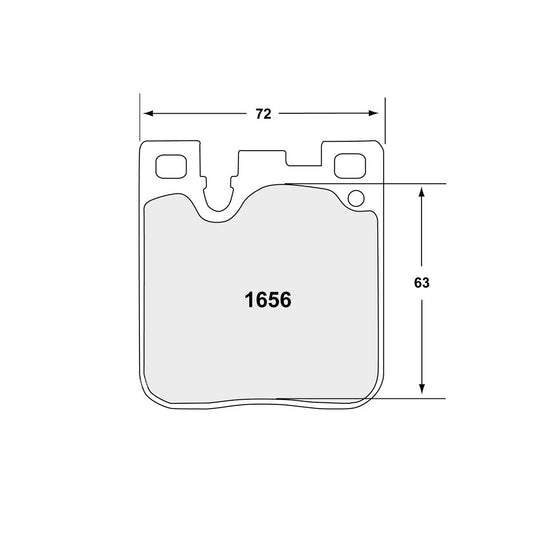 PFC BMW F8X M2/M3/M4 Rear Brake Pads - 08 Compound - 1656.08.16.44 - FastLap Supply