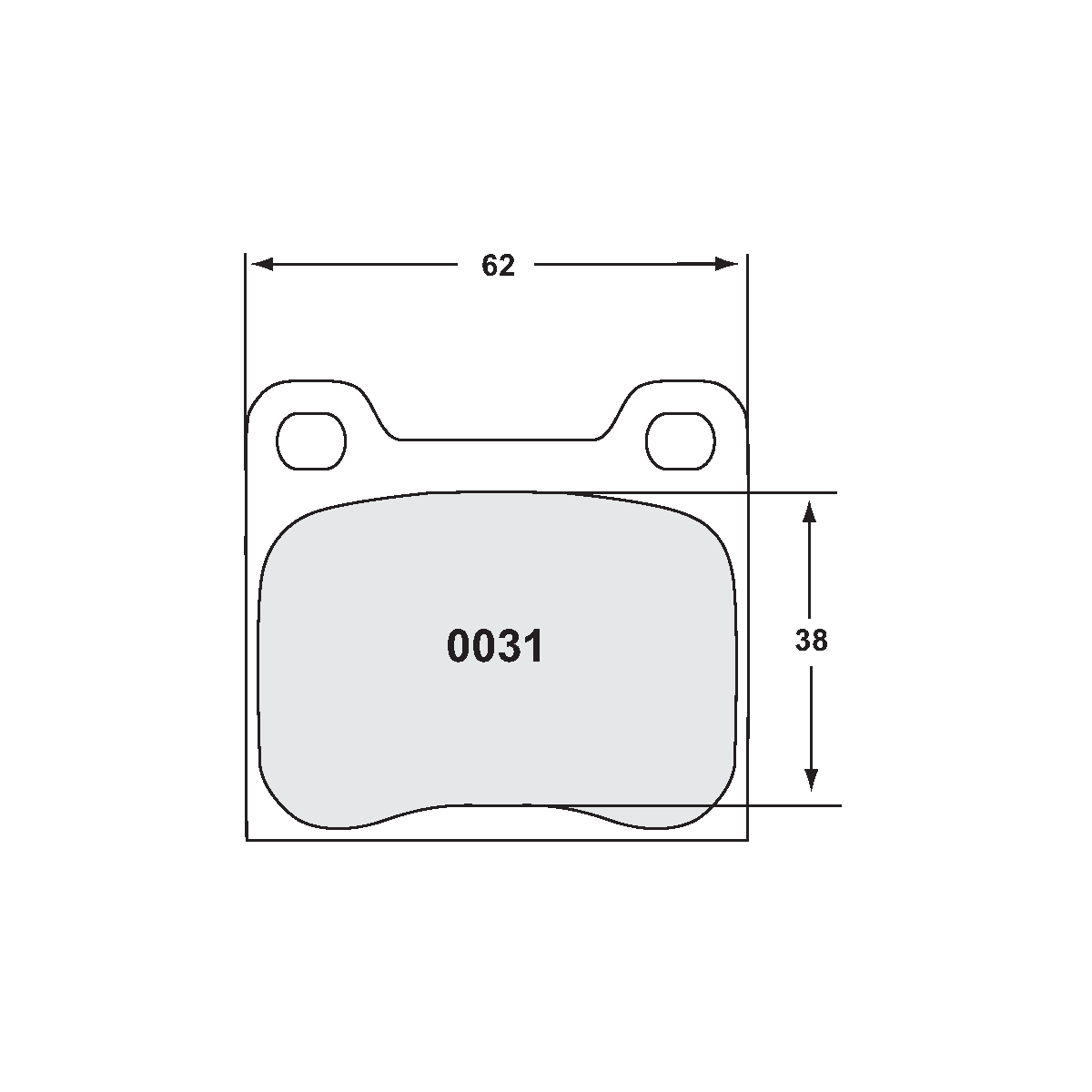 PFC Classic Porsche 911 1969-83 Rear Brake Pads - 11 Compound - 0031.11.15.44 - FastLap Supply