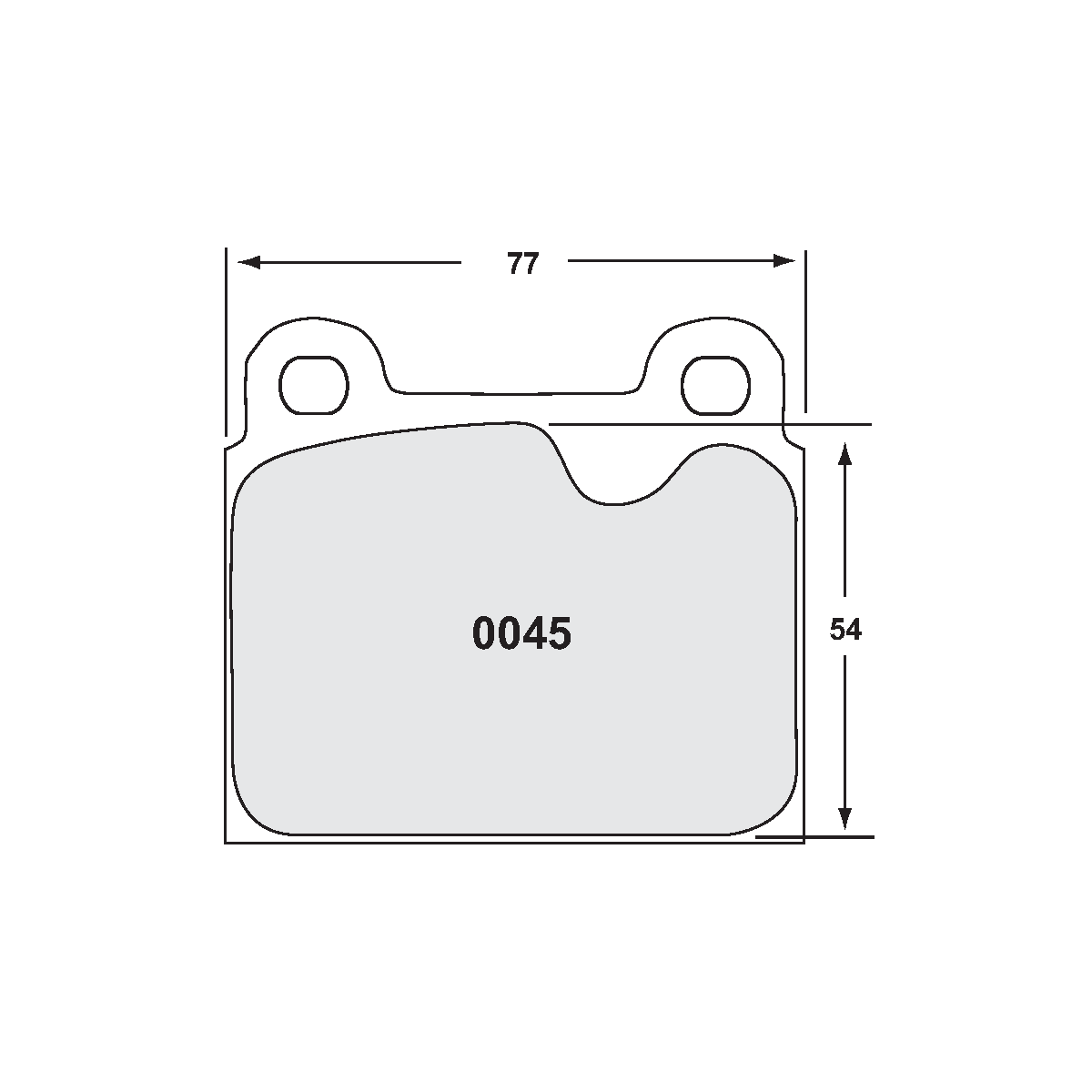 PFC Classic Porsche 911 1978-83 Front Brake Pads - 08 Compound - 0045.08.15.44 - FastLap Supply