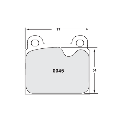PFC Classic Porsche 911 1978-83 Front Brake Pads - 11 Compound - 0045.11.15.44 - FastLap Supply