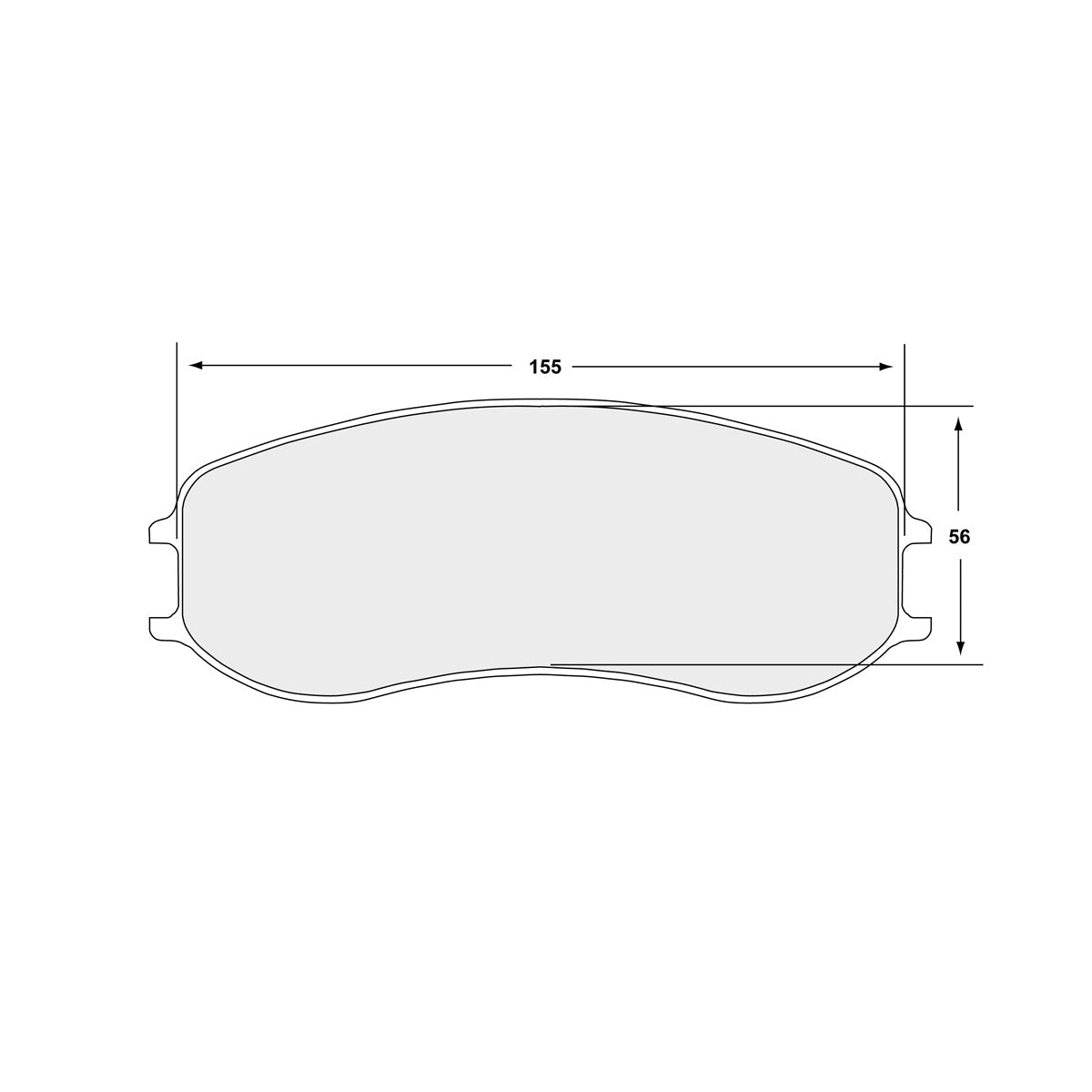 PFC Porsche 991 Cup / Cayman GT4 Clubsport Front Brake Pads - 82 Compound - 7968.82.28.44 - FastLap Supply