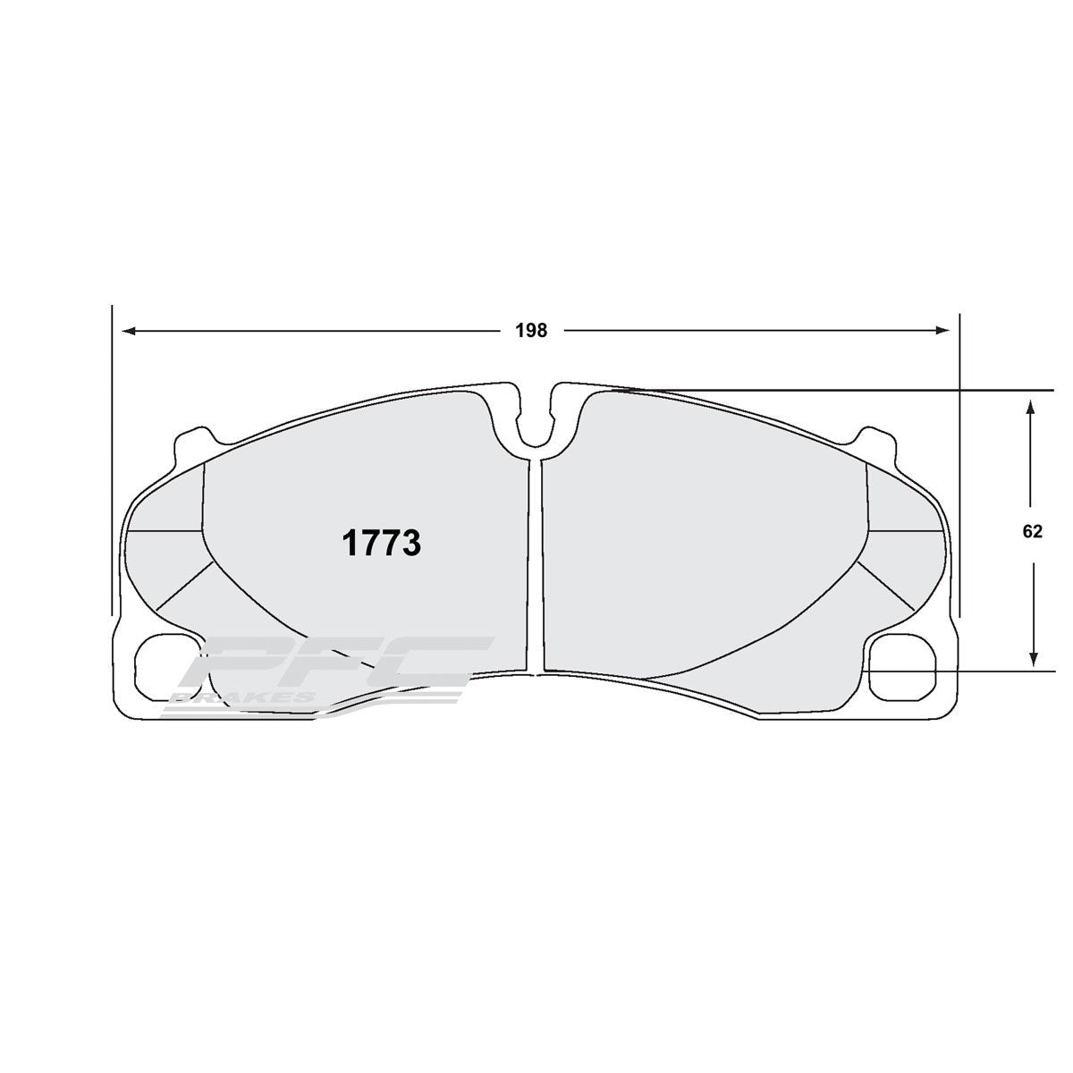 PFC Porsche 991/992 GT3 / Cayman GT4 Front Brake Pads - 11 Compound - 1773.11.17.44 - FastLap Supply