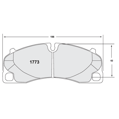 PFC Porsche 991/992 GT3 / Cayman GT4 Front Brake Pads - 11 Compound - 1773.11.17.44 - FastLap Supply