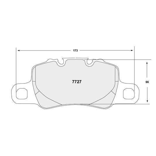 PFC Porsche 991/992 GT3 / Cayman GT4 Rear Brake Pads - 332 Compound - 7727.332.18.44 - FastLap Supply