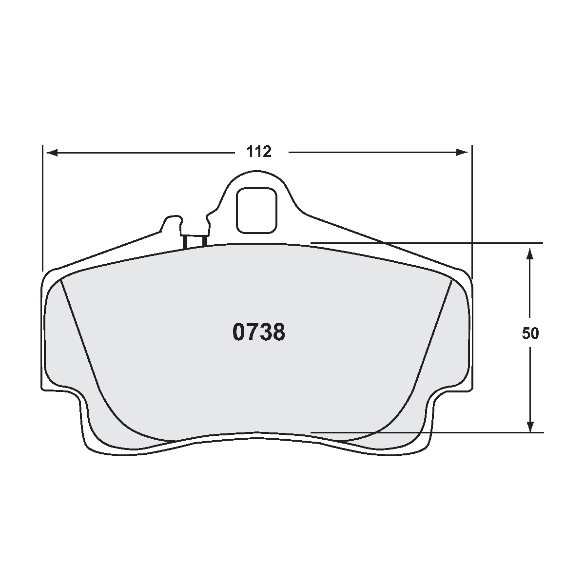 PFC Porsche 996/997, 986/987 Boxster/Cayman Rear Brake Pads - 332 Compound - 0738.332.16.44 - FastLap Supply