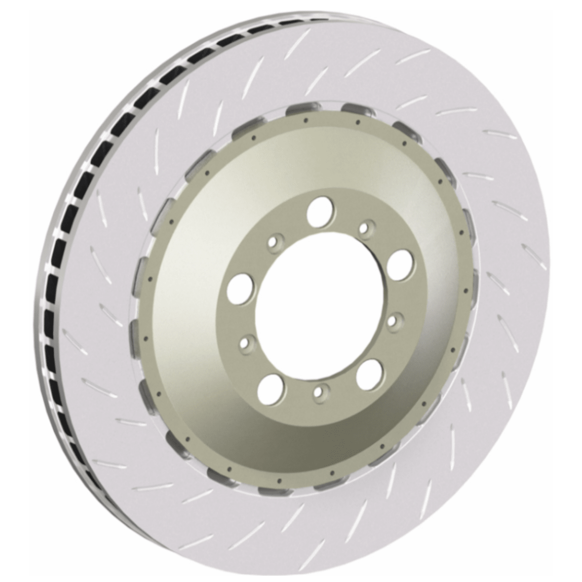 PFC Rear Slotted Rotor - Left - Porsche 992 GT3 Cup - FastLap Supply