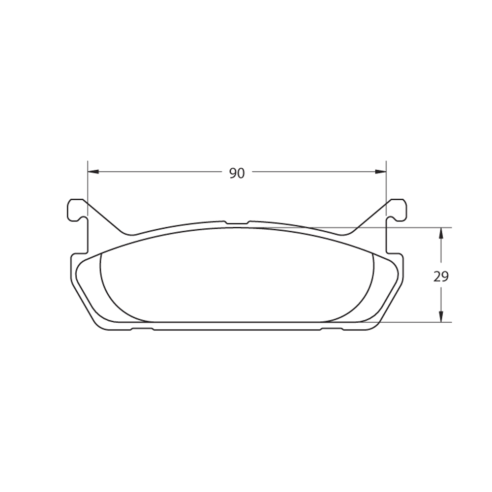 PFC Spec Miata (NA 1.6L) Rear Brake Pads - 97 Compound - 0458.97.13.44 - FastLap Supply