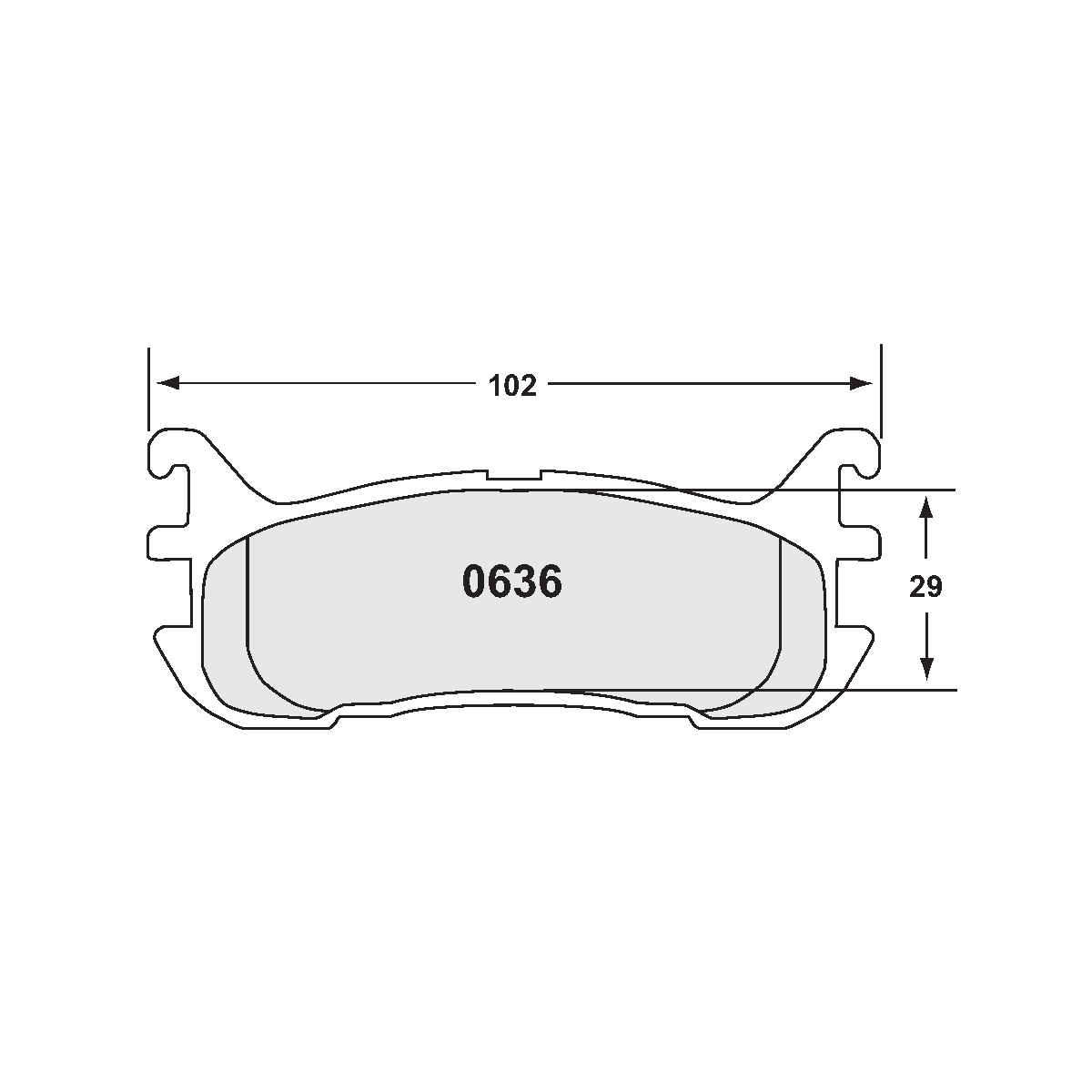 PFC Spec Miata (NA/NB 1.8L) Rear Brake Pads - 11 Compound - 0636.11.13.44 - FastLap Supply