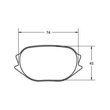 PFC ZR29 Caliper Brake Pads - 13-Compound - 7832.13.14.44 - FastLap Supply