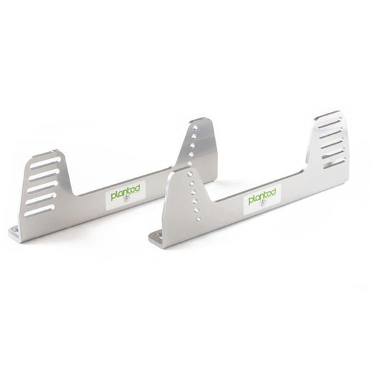 Planted Straight / 90 Degree Aluminum Seat Side Mount Bracket - Grey - FastLap Supply