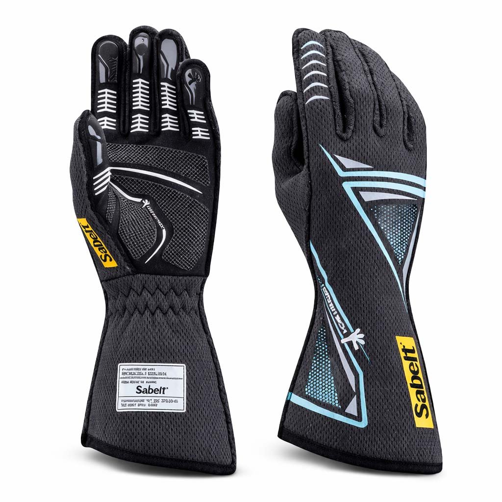 Sabelt Hero Geckotech TG-11 Fire-Resistant Racing Gloves - FIA 8856-2018 - FastLap Supply