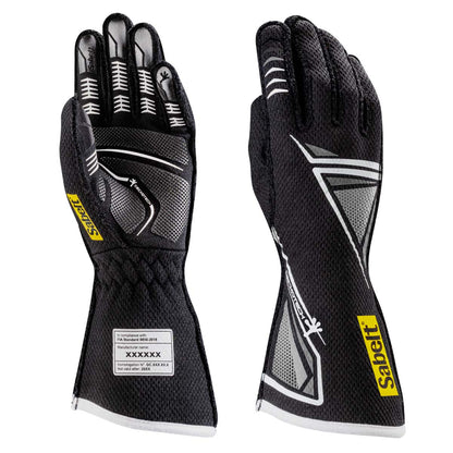 Sabelt Hero Geckotech TG-11 Fire-Resistant Racing Gloves - FIA 8856-2018 - FastLap Supply