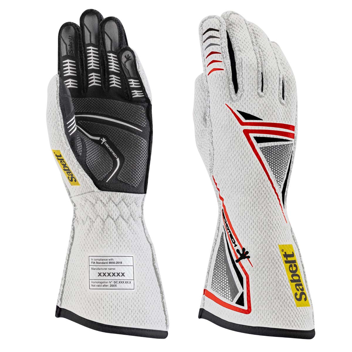 Sabelt Hero Geckotech TG-11 Fire-Resistant Racing Gloves - FIA 8856-2018 - FastLap Supply